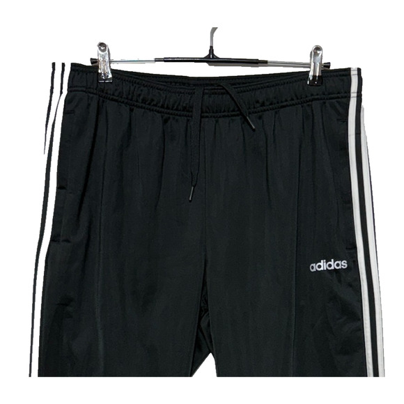 Adidas Track Pants Mens XL Black White Side Stripes Elastic Waist Measures 36X32 - Picture 5 of 9